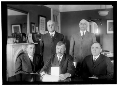 TREASURY, HEADS OF DEPARTMENTS BOYD, SAMUEL, H.; HALSTEAD, F.M., CHIEF OF CUSTOM DIVISION; MALBURN, WILLIAM PEABODY, ASST. SECRETARY OF THE TREASURY, 1914-1917 LOC hec.06703