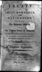 Treaty of Amity, Commerce, and Navigation, between His Brittanic Majesty and the U...S...A... LCCN2004671841
