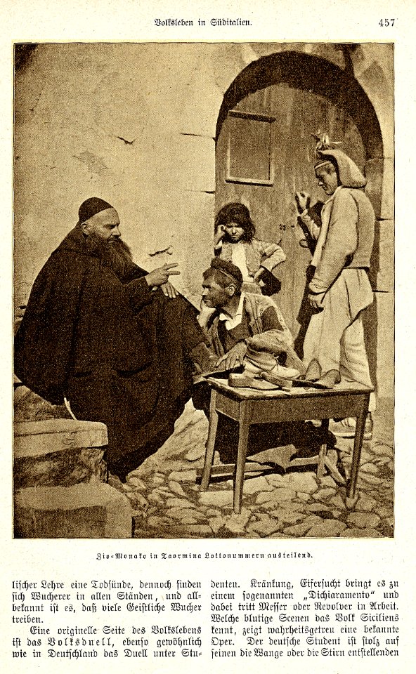 Trede, Theodor (1833-19..) - Volksleben in Süditalien - Velhagen & Klasings Monatshefte, XII 1897-98, p. 457
