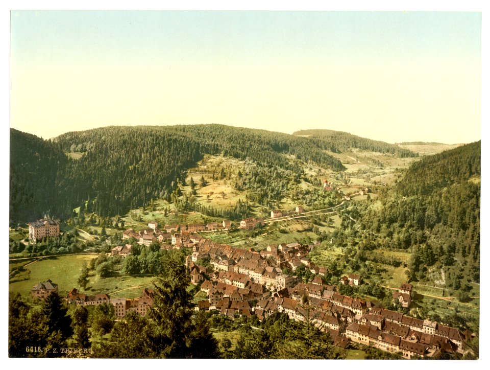 Treiberg from Dreikaiserfalsen, Black Forest, Baden, Germany-LCCN2002713557