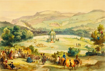 Treibjagd bei Reinhardsbrunn 1845 (Royal Collection Trust)