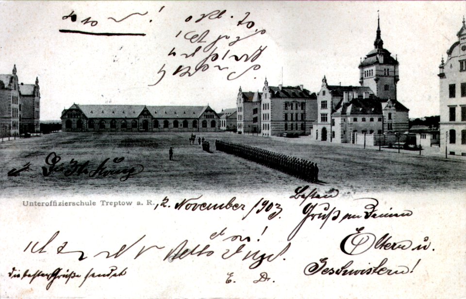 Treptow 1903 11 05 Unteroffizierschule