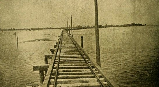 Trestle on the Grand View Beach Railway