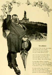 Treuschwur. Gedicht von Ludwig Thoma. Zeichnung von Eduard Thöny