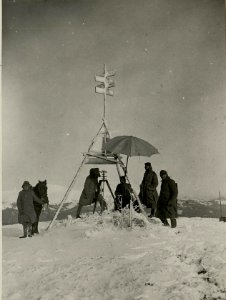 Triangulierungsarbeiten d.7.Kriegsvermessung auf den Stoch (BildID 15717187)