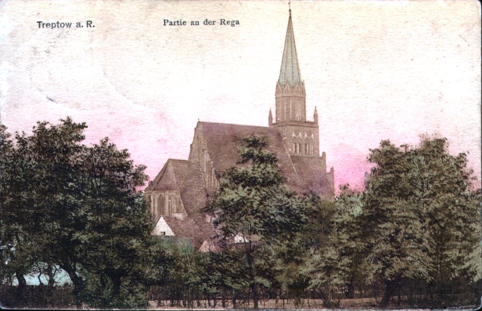 Treptow 1908 08 13 Partie an der Rega