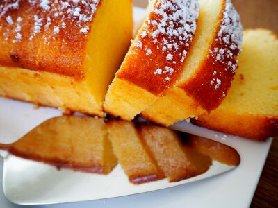 Food sweet lemon cake