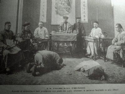 Tribunal chinois 1899