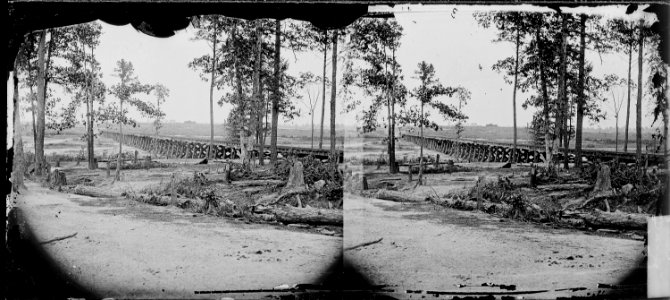 Trestle on railroad - NARA - 529621