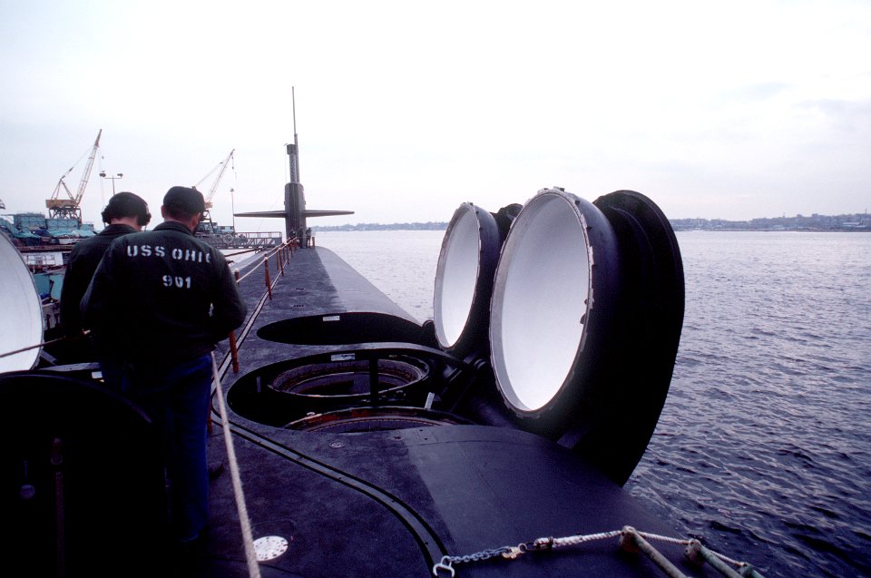 Trident I launch tubes