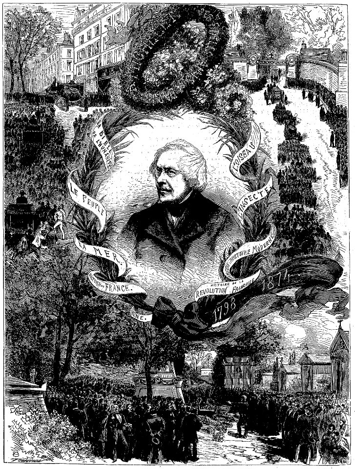 Trichon - Funérailles de Jules Michelet