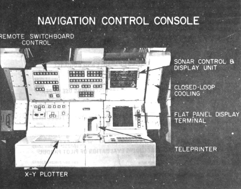 Trident navigation control console