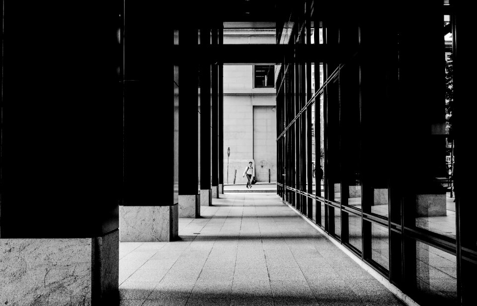 Walking alley building