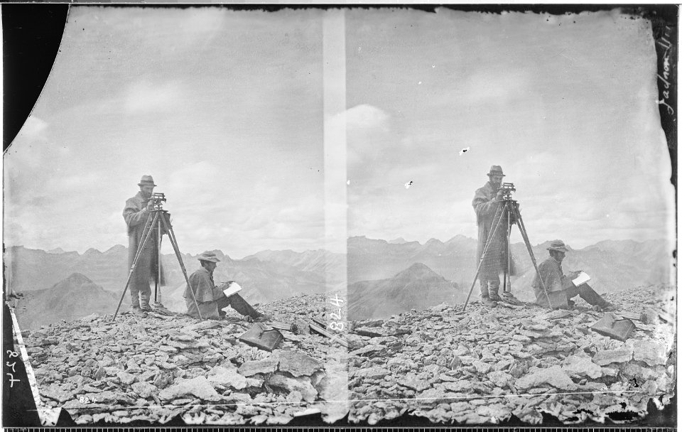 Triangulation, summit of Sultan Mountain. Silverton Quadrangle. San Juan County, Colorado. - NARA - 517583