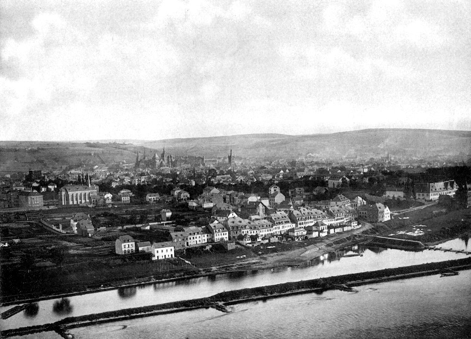 Trier, Ansicht vom Weisshaus aus Charles Bernhoeft