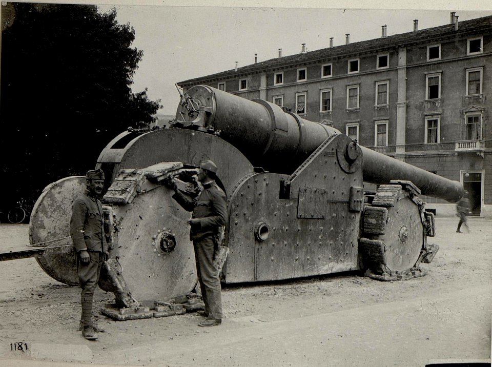 Trient. Italienische 254mm Kanone. (BildID 15640641)