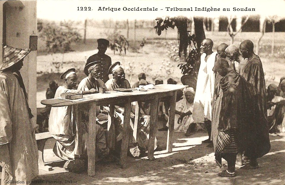 Tribunal indigène au Soudan (AOF)
