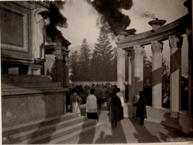 Trient.Enthüllung des Kriegerdenkmals am Friedhof. (BildID 15636379)