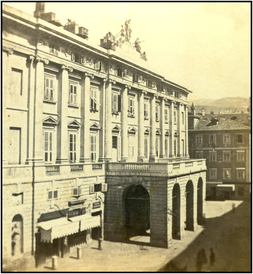 Trieste intorno a 1880. Piazza Grande