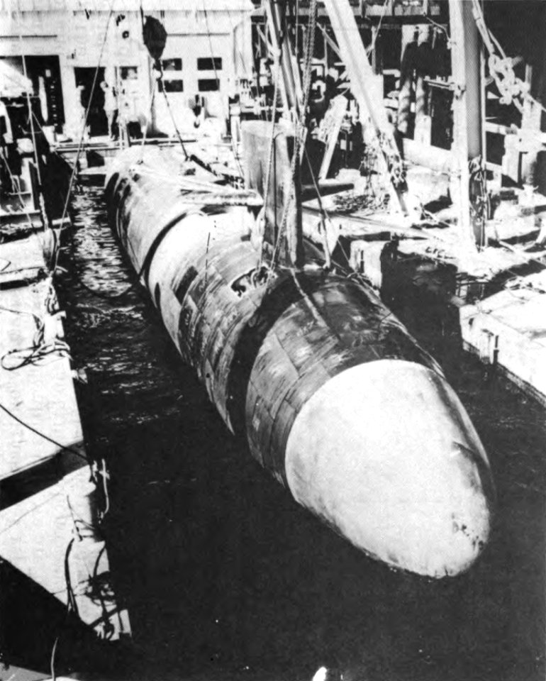 Trident submarine under construction at Electric Boat facility