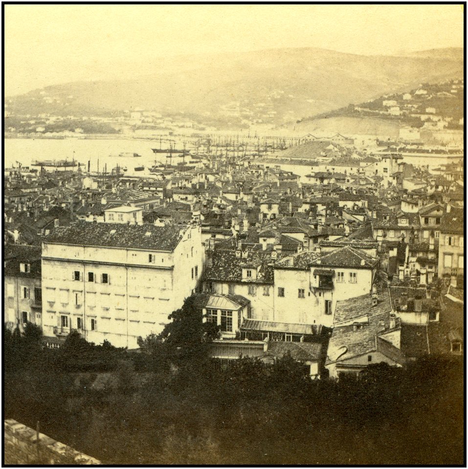 Trieste intorno a 1880. della Chiesa degli Armeni