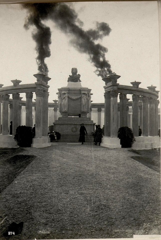 Trient, Enthüllung des Kriegerdenkmals am Friedhof. (BildID 15636430)