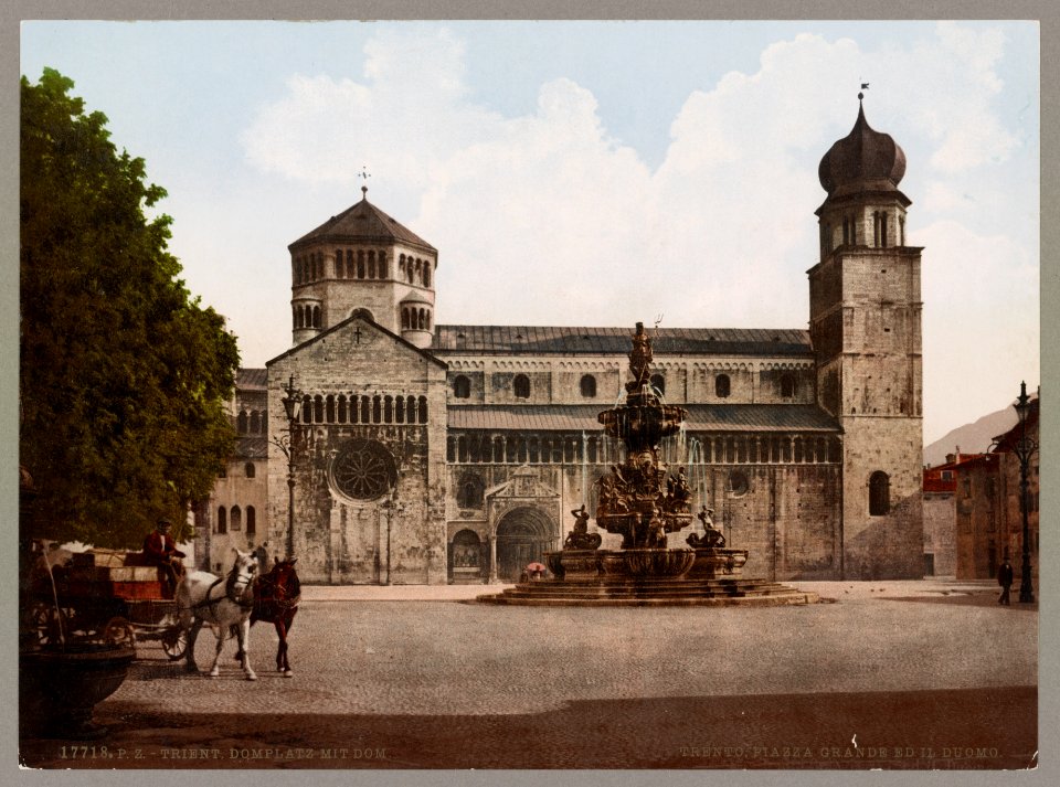 Trient. Domplatz mit Dom. LOC ppmsca.52680