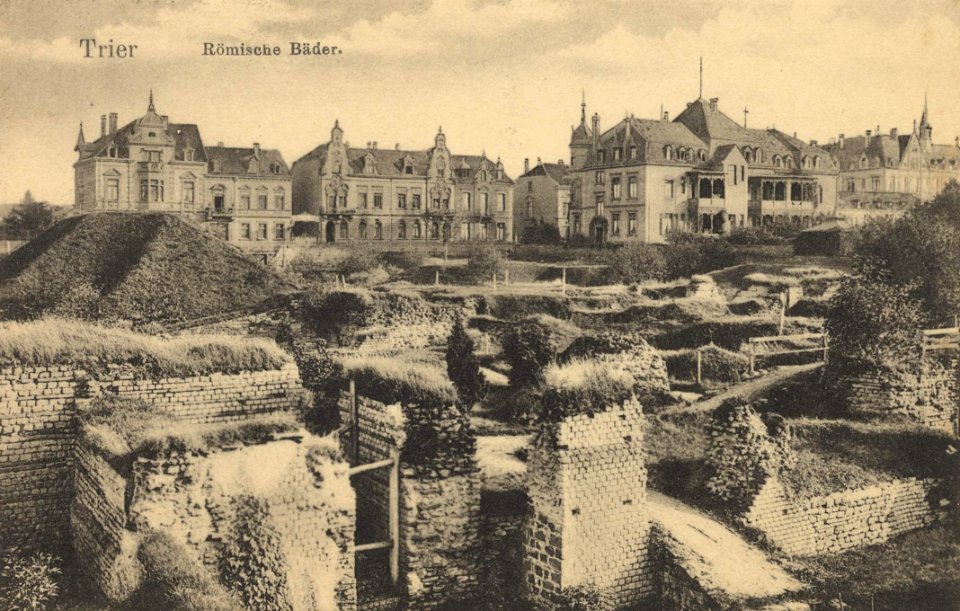 Trier, Rheinland-Pfalz - Römische Bäder (Zeno Ansichtskarten)