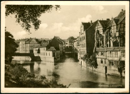 Trinks & Co. PC 00031 Hannover. Leinepartie Bildseite
