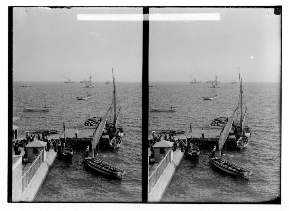 Tripoli. Landing place and harbor. LOC matpc.02121