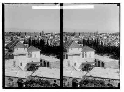 Tripoli. Tripoli and its old castle. LOC matpc.02125
