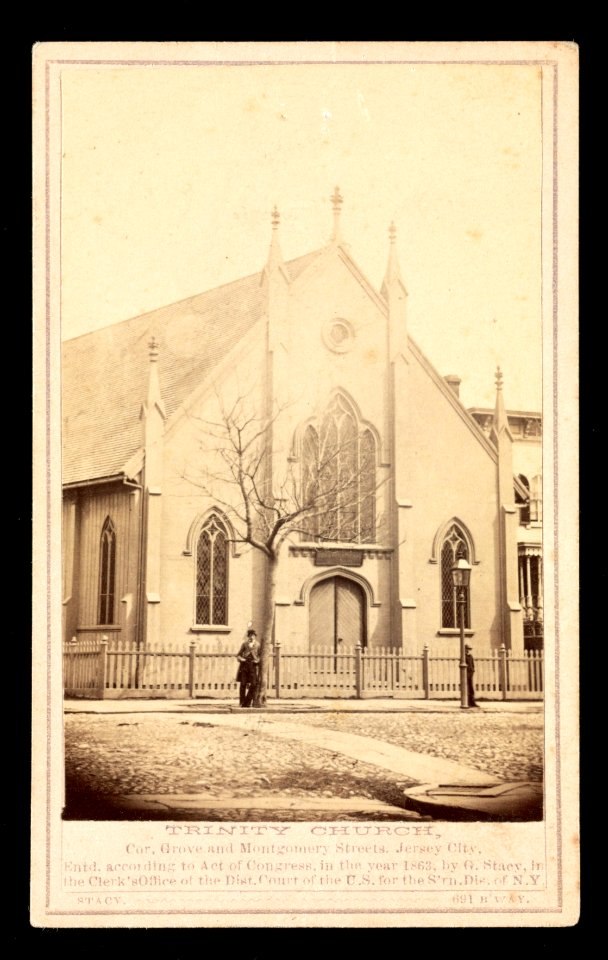 Trinity Church, cor. Grove and Montgomery, Streets, Jersey City - Stacy 691 B'way. LCCN2016653279