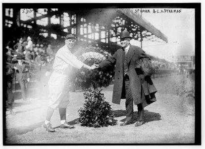 Tris Speaker, Cleveland AL & Conrad V. Dykeman, Shriners' Imperial Potentate (baseball) LCCN2014711587
