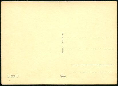 Trinks & Co. PC 00018 Hannover. Partie an der Leine Alt-Venedig Adressseite Echte Photographie Teco