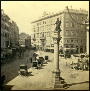 Trieste intorno a 1880. Il Targesteo
