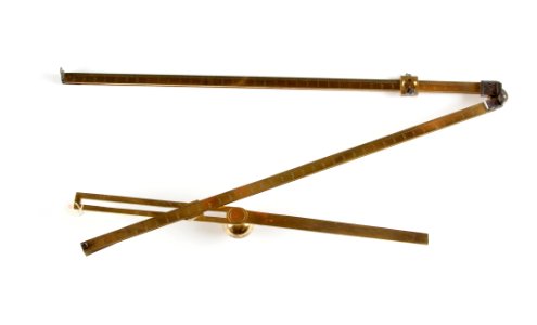 Triogonometer av förgylld mässing, 1600-talet - Skoklosters slott - 92913