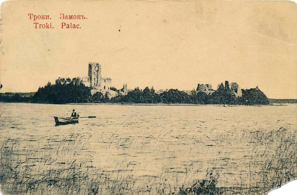 Trocki zamak, Galva. Троцкі замак, Гальва (1911)