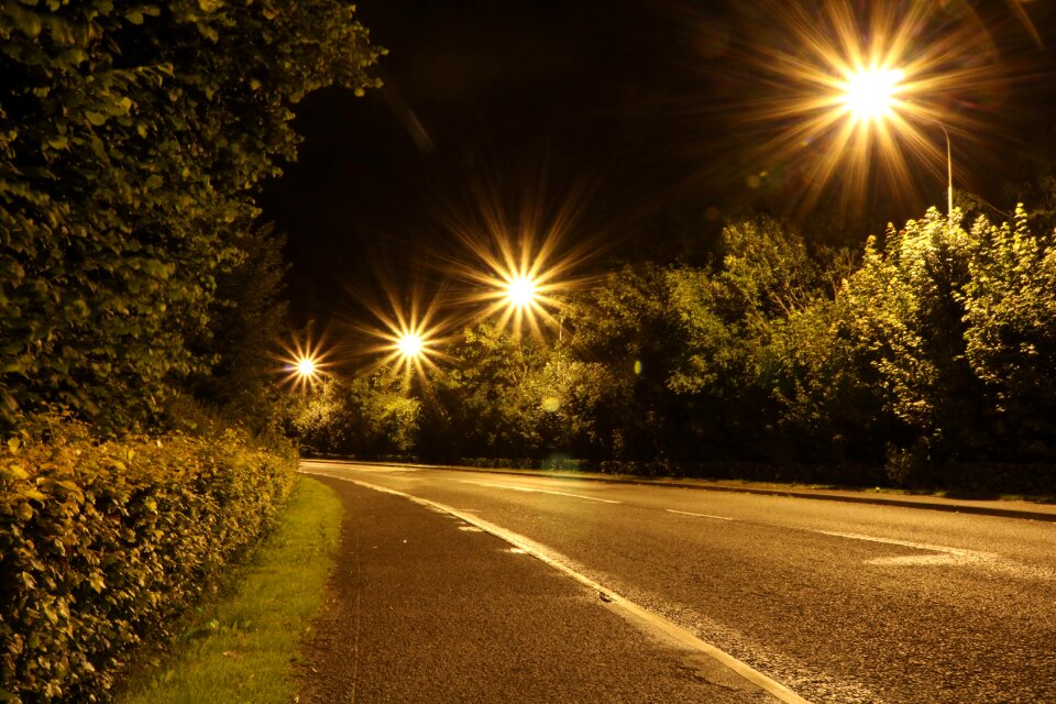 Long exposure at night night photography