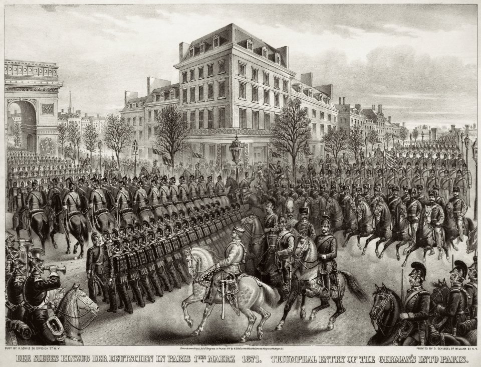 Triumphal entry of the Germans into Paris 2