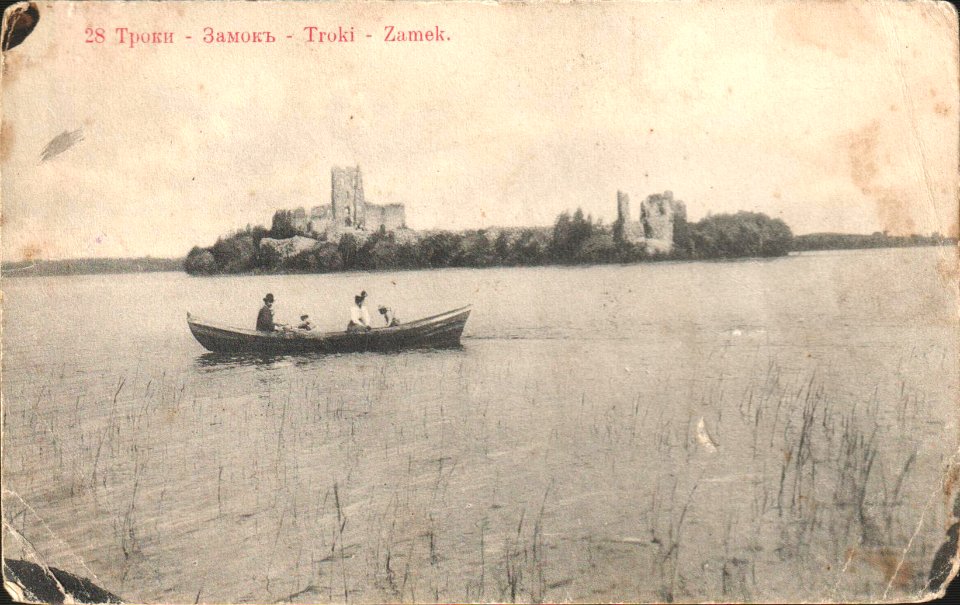 Trocki zamak, Galva. Троцкі замак, Гальва (S. Jarocki, 1900-02) (2)