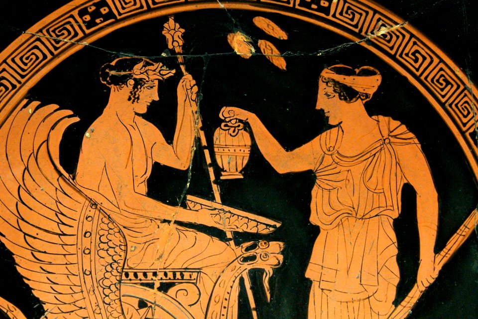 Triptolemos Kore Louvre G452