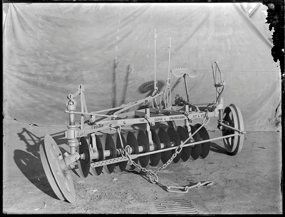 Trojan twelve (12) disc harrow from The Powerhouse Museum