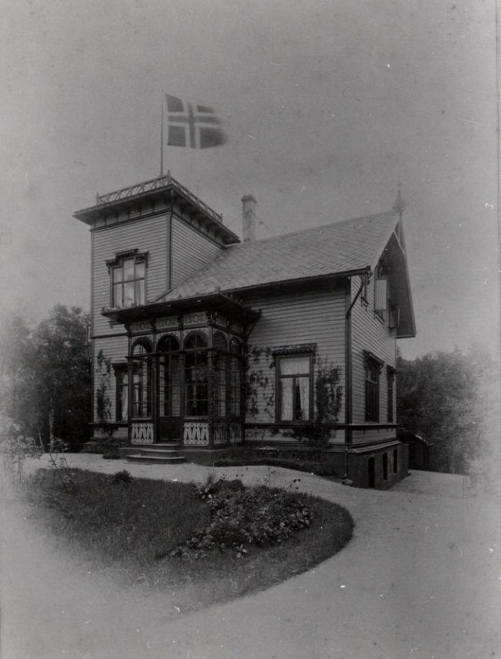 Troldhaugen before the extension