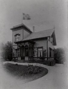 Troldhaugen before the extension