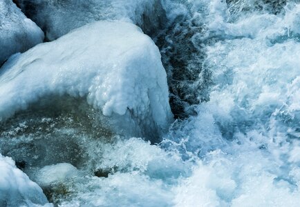 Winter nature frozen