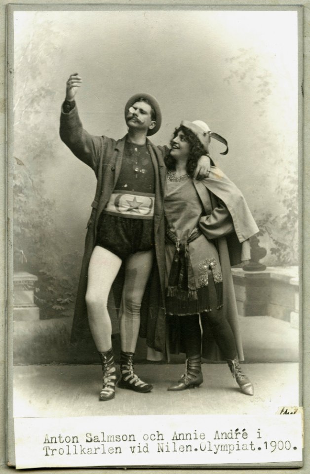 Trollkarlen vid Nilen, Olympiateatern 1900. Rollporträtt - SMV - H7 138