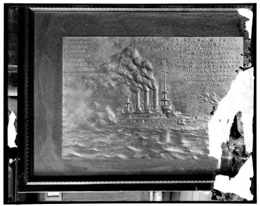 Trophy for excellence in Naval Gunnery presented by direction fo the President of the United States to the Vessel making the highest score in her class at the Annual Record Target Practice LOC hec.13604