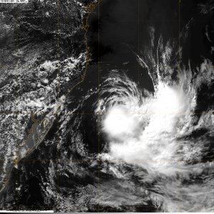 Tropical Storm 90SL on March 10, 2010 off Brazil