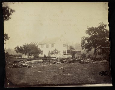 Trossels house - battlefield Gettysburg - near to the barn on the left was where Sickles has his head quarters and lost his leg LCCN2013645948