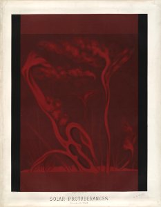 Trouvelot - Solar protuberances - 1873